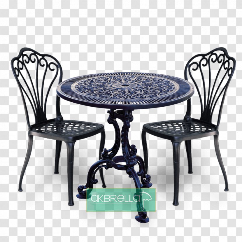 Table Chair Cast Iron Bench Garden - Furniture Transparent PNG