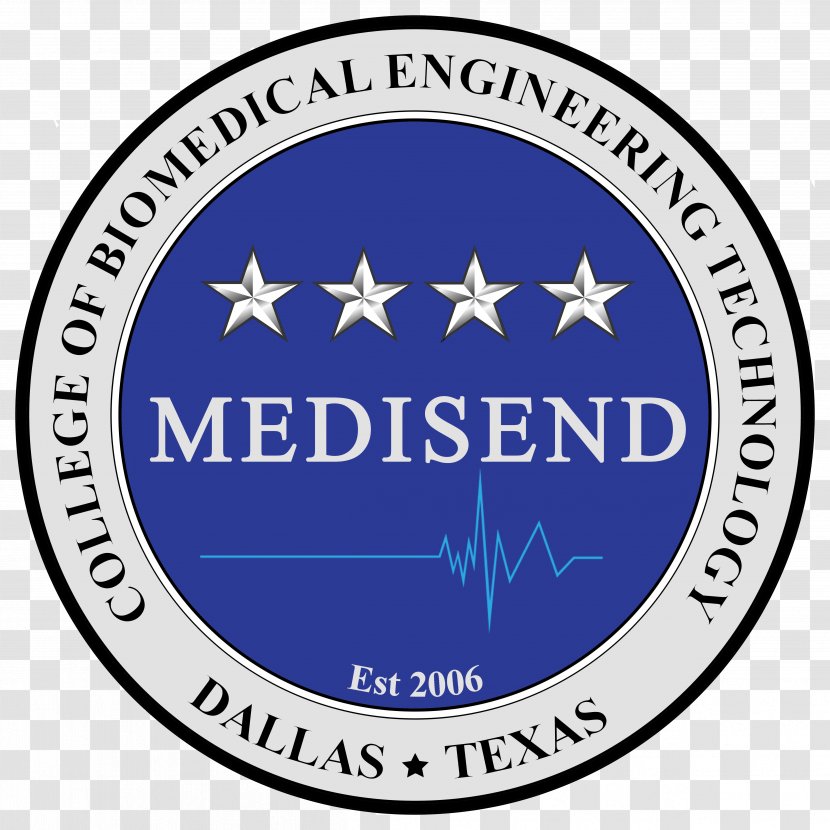MEDISEND Emblem Circle M Label Logo - Dallas - Biomedical Engineering Transparent PNG