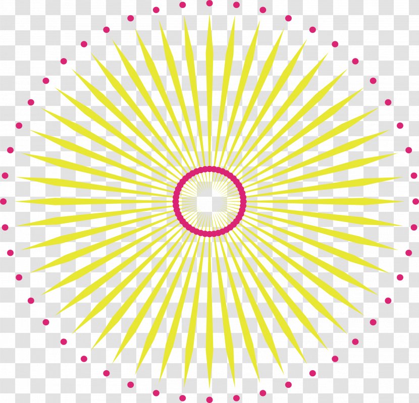 Yellow Royalty-free Sunburst Line - Vecteur - Ray Lines Transparent PNG