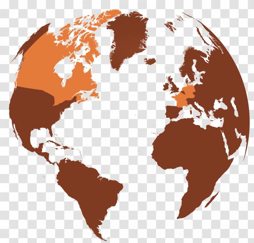 World Map - Vector - Globe Transparent PNG