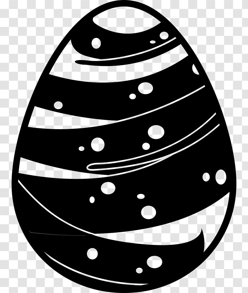 Easter Egg - Monochrome Transparent PNG