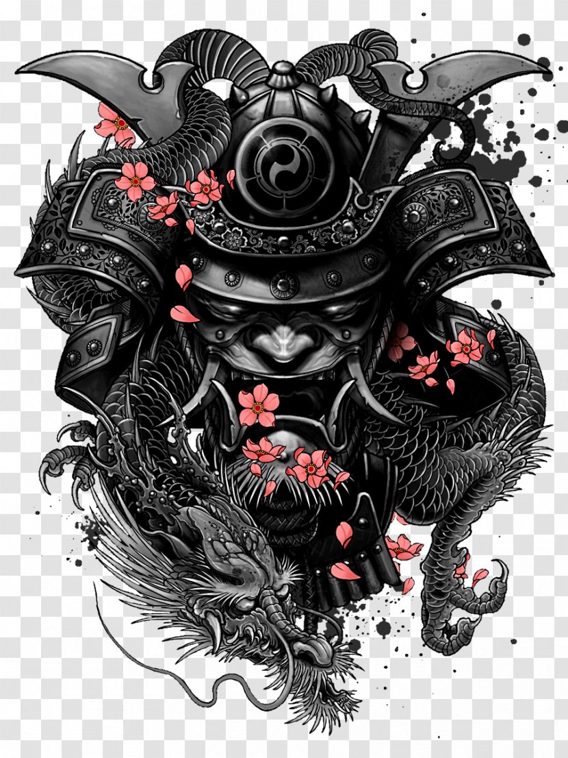 Sleeve Tattoo Artist Katsumoto Samurai - Dragon Transparent PNG