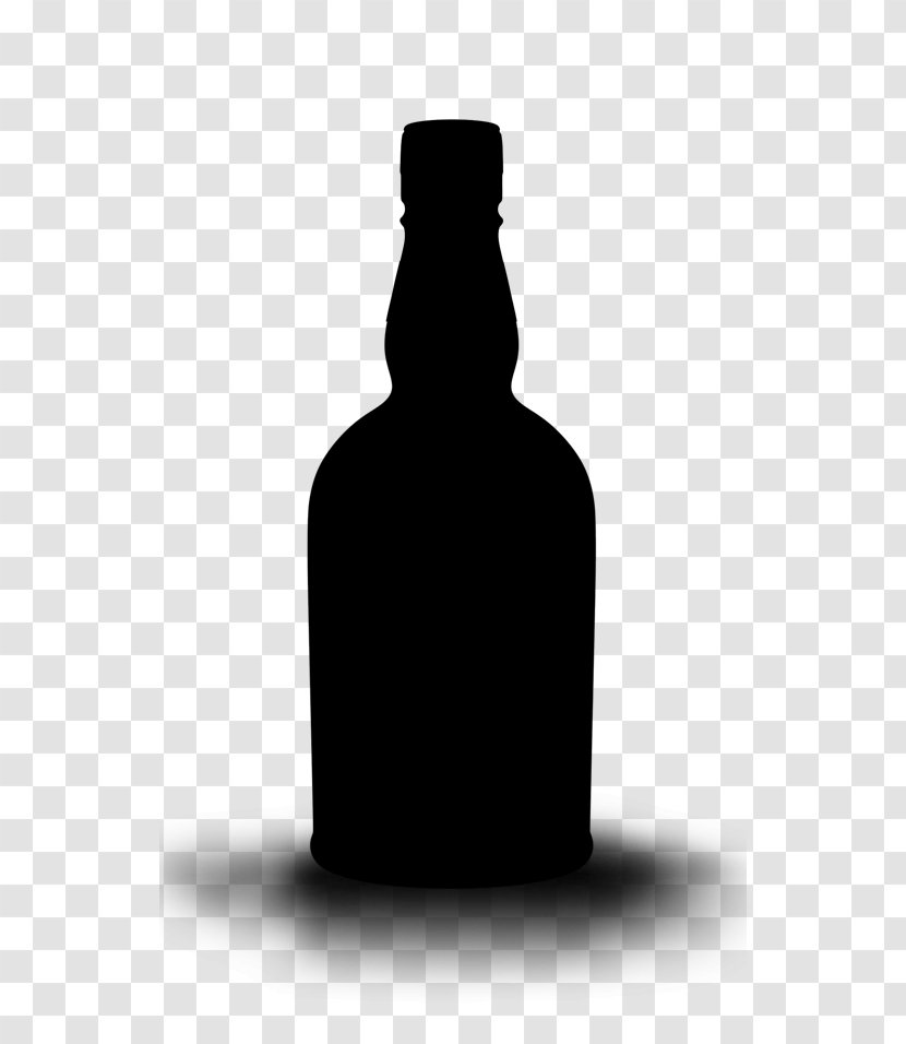 Glass Bottle Wine Beer - Silhouette - Drink Transparent PNG