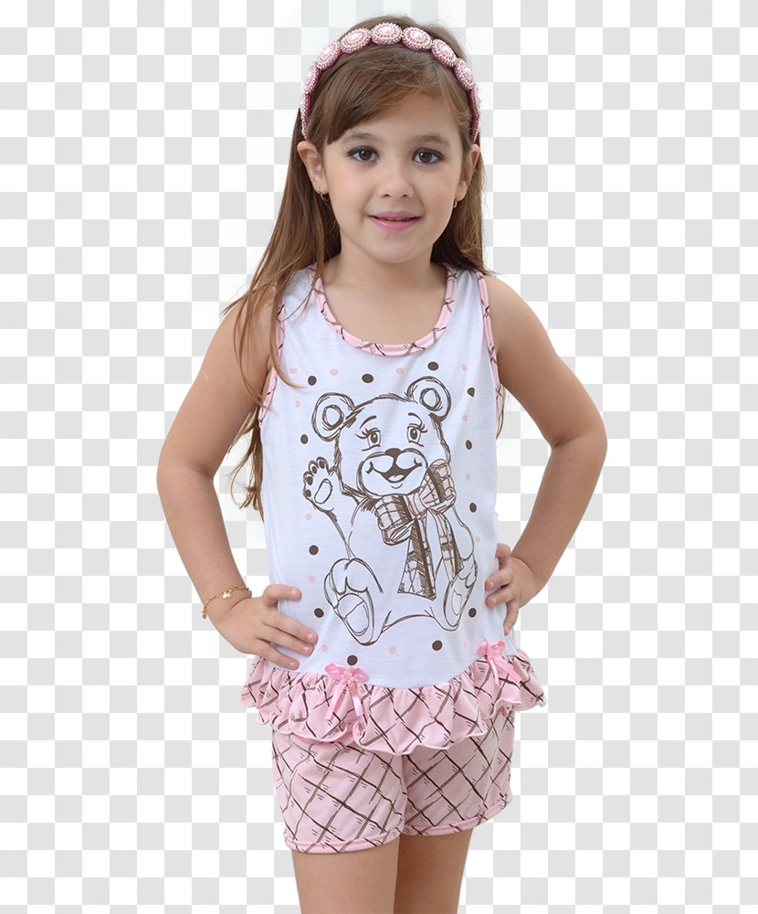 Sleeve Toddler Pink M Nightwear Dress - Frame - Baby Doll Nightgown Transparent PNG