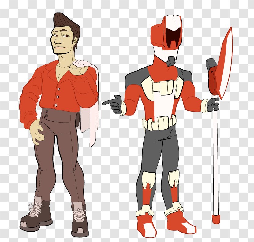 Costume Design Cartoon Character - Red Against Transparent PNG