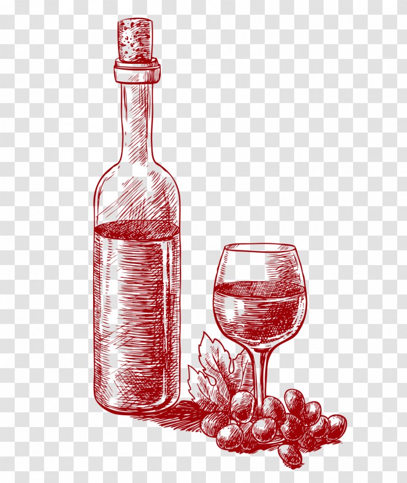 Wine Drawing Barrel Royalty-free Transparent PNG