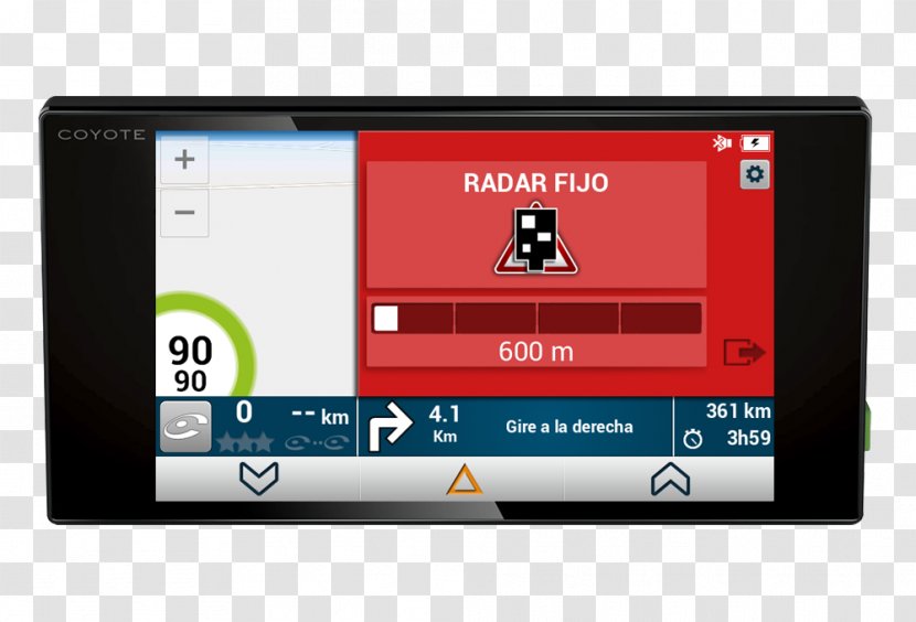 Car Radar Detectors Coyote Smartphone - Electronics Accessory - Gps Navigation Transparent PNG