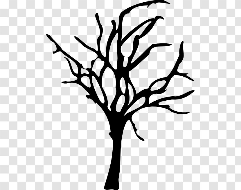 Tree Death Drawing Clip Art - Spooky Cliparts Transparent PNG