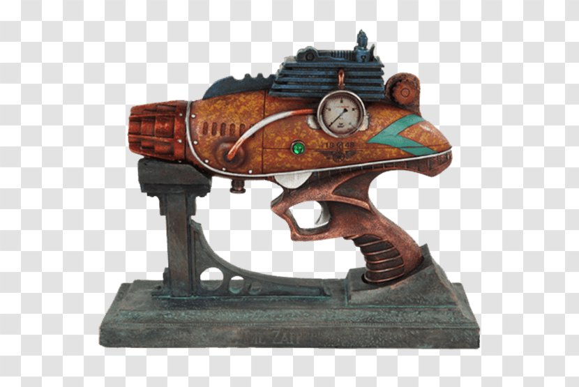 The Zap Gun Steampunk Science Fiction Firearm - Philip K Dick Transparent PNG