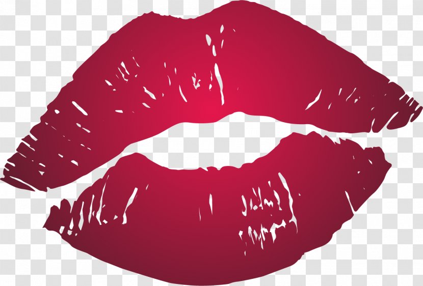 Hugs And Kisses Tattoo - Red - Kiss Transparent PNG