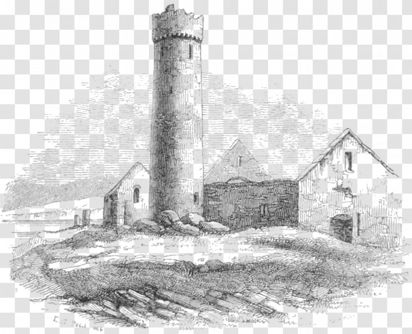 Drawing Facade Building Lighthouse Sketch - Archaeologist Transparent PNG
