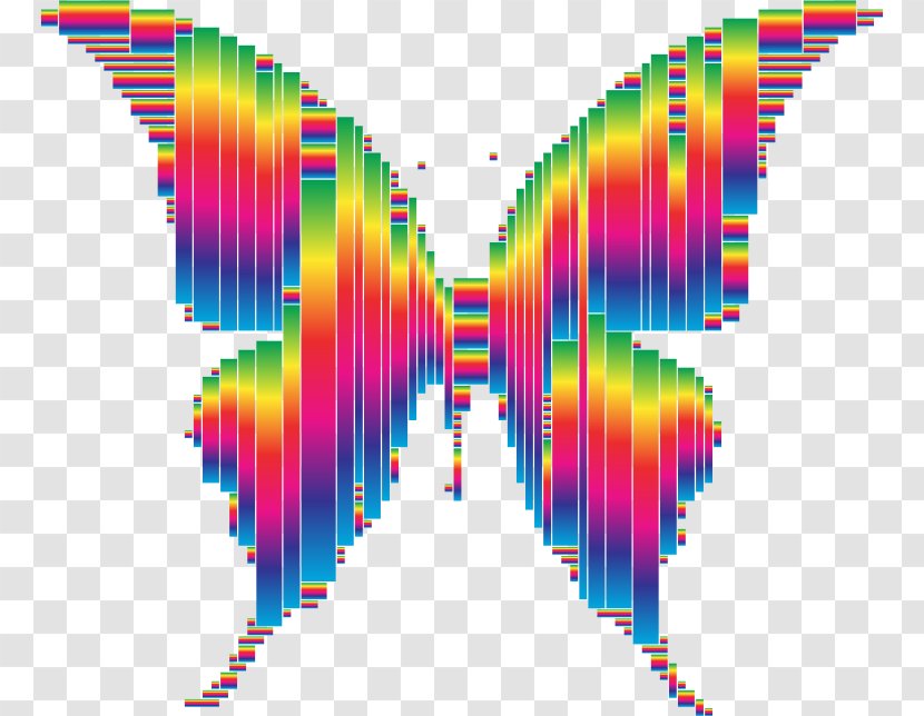 Butterfly Modern Art - Color - Creative Abstract Painting Transparent PNG