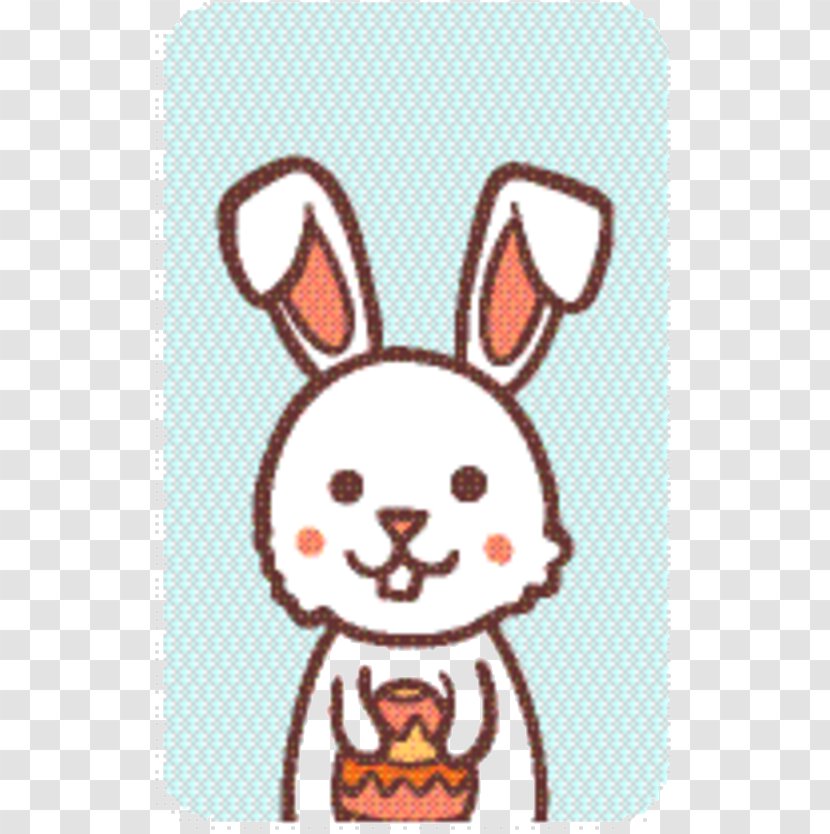 Easter Bunny Background - Whiskers - Brown Orange Transparent PNG