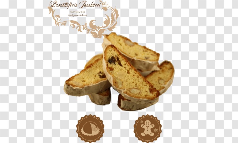 Biscotti Nougat Cannelli Almond Biscuit - Bread Transparent PNG