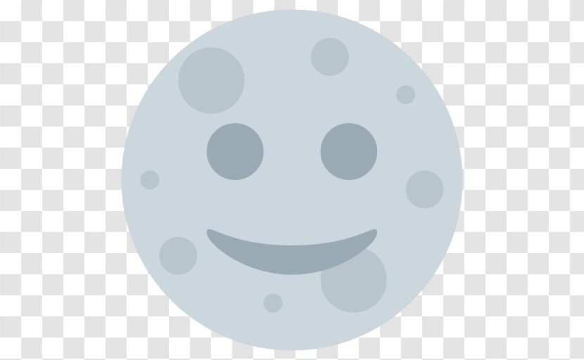 Emoji New Moon Eerste Kwartier Full - Oval Transparent PNG