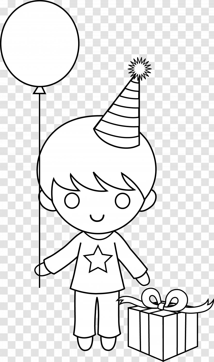 Coloring Book Birthday Child Gift Clip Art - Silhouette Transparent PNG