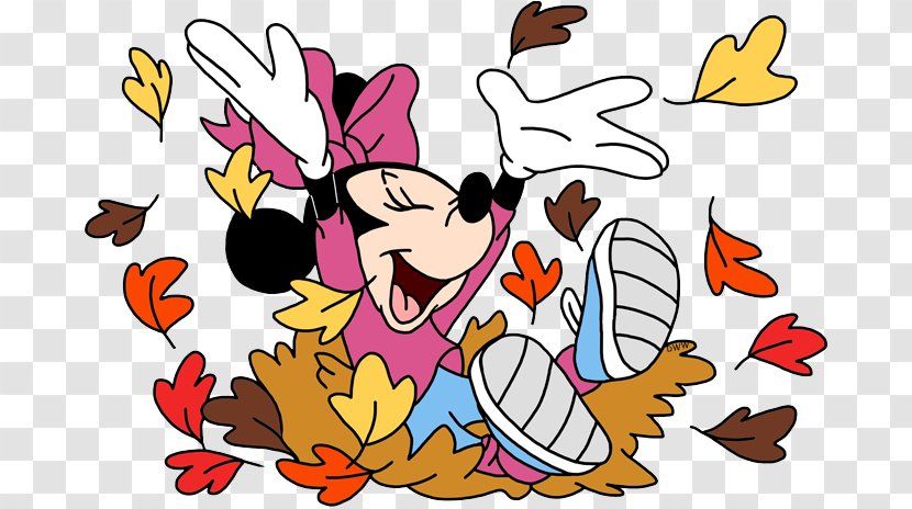 Minnie Mouse Clip Art Mickey Daisy Duck Pluto - Autumn - Powhatan Transparent PNG