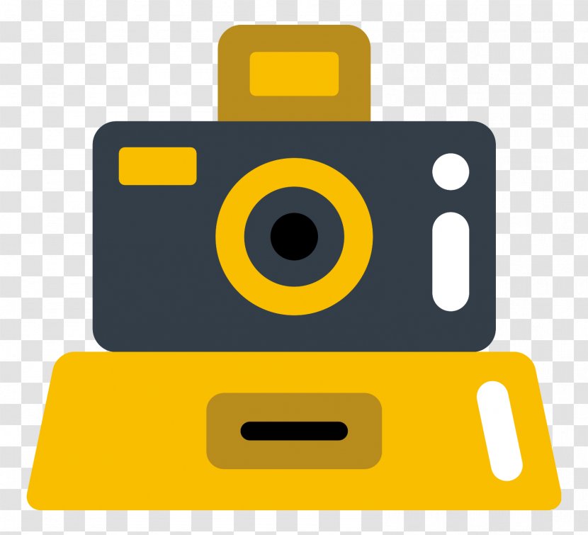 Icon - Yellow - Flat Camera Transparent PNG