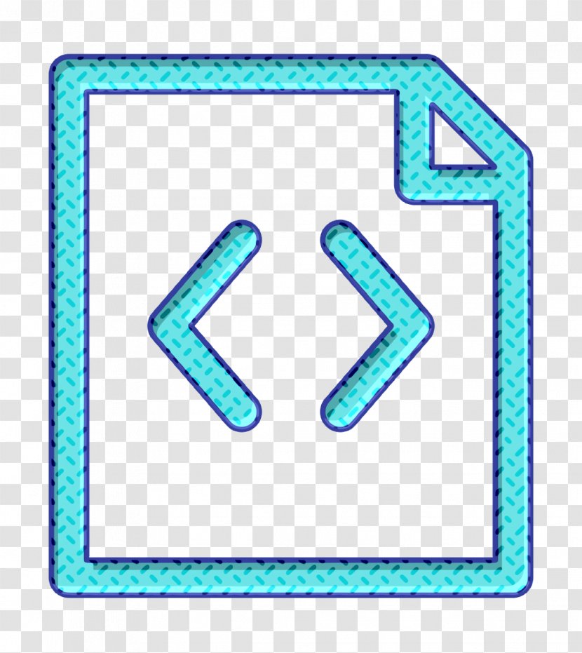 Programming Icon - Turquoise - Rectangle Symbol Transparent PNG
