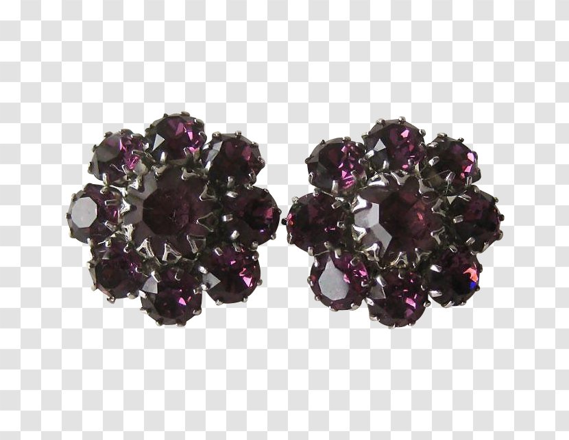 Amethyst Earring Purple Jewellery Transparent PNG