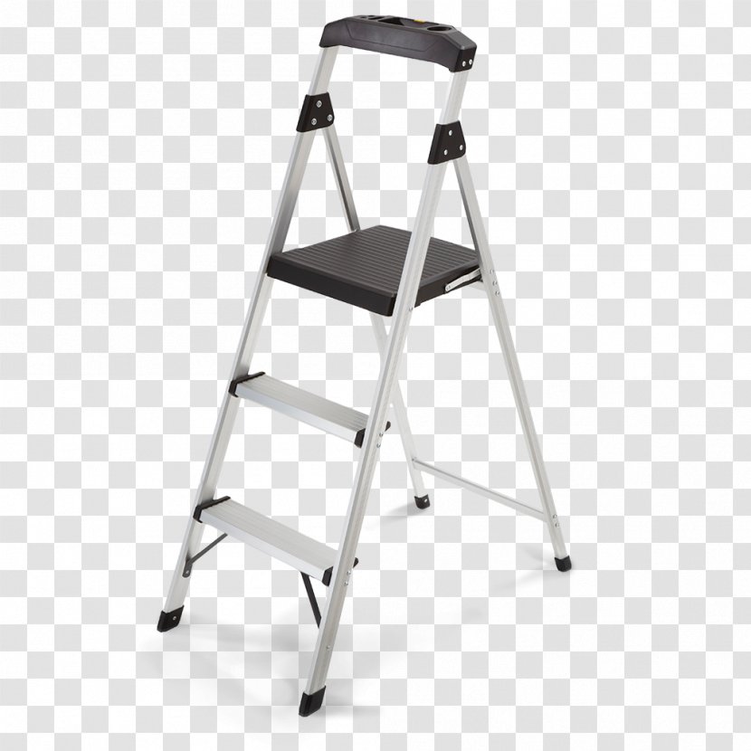 Ladder Stool Aluminium The Home Depot Tray - Architectural Engineering Transparent PNG