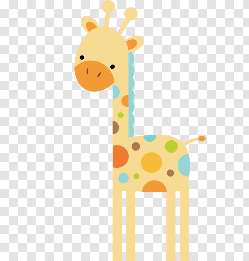 Wall Decal Nursery Child Sticker Infant - Neck - Watercolor Giraffe Transparent PNG