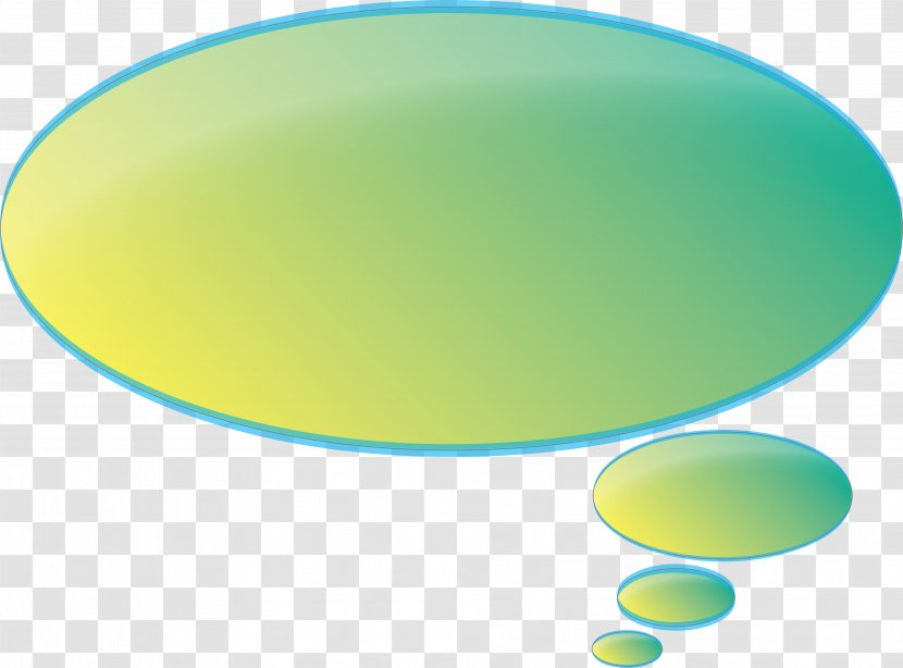 Circle Speech Balloon Dialogue Bubble - Oval Transparent PNG