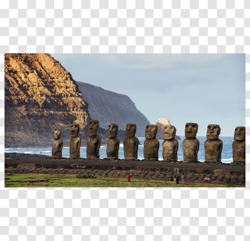 Moai Rapa Nui National Park World Heritage Site New7Wonders Of The Iti - Wonders - Island Transparent PNG