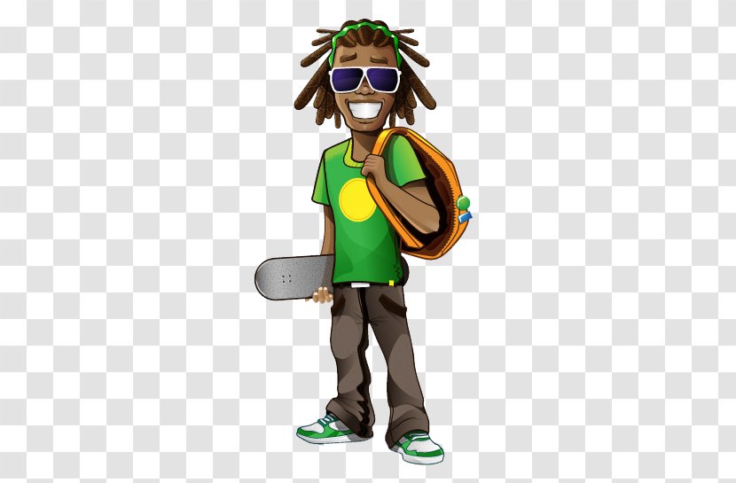 Rastafari Cartoon Reggae - Costume - Headgear Transparent PNG