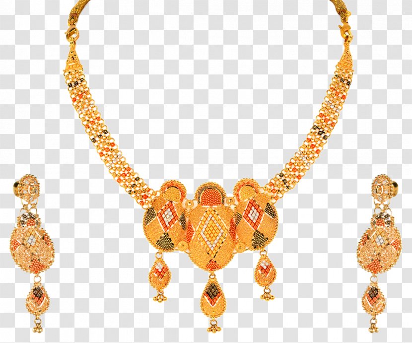 Orra Jewellery Necklace Gold Earring - Indian Transparent PNG