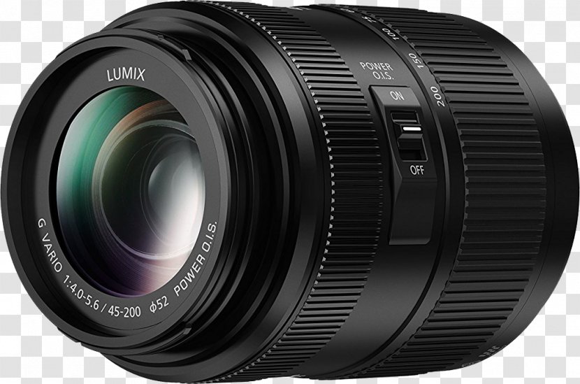 Lumix G Micro System Panasonic Vario 45-150mm F/4.0-5.6 ASPH MEGA O.I.S. 45-200mm II Lens 4,0-5,6/45-200 OIS Hardware/Electronic - Hood - Camera Transparent PNG
