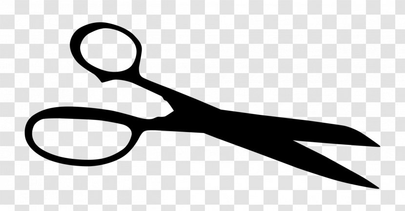 Line Angle Hair Clip Art Scissors - Office Instrument Transparent PNG