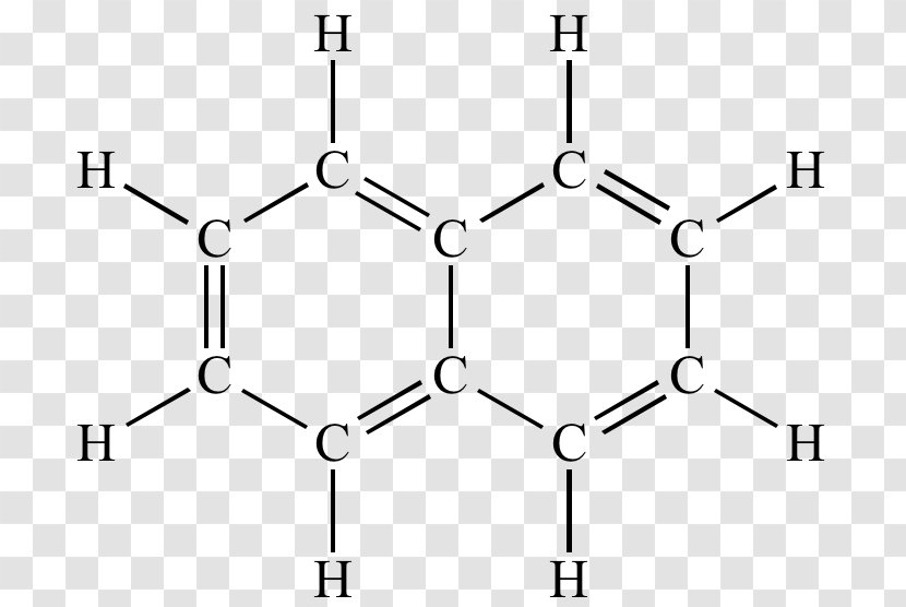 Naphthalene Structural Formula Heptane Organic Chemistry - Silhouette - Flowers And Ring Transparent PNG