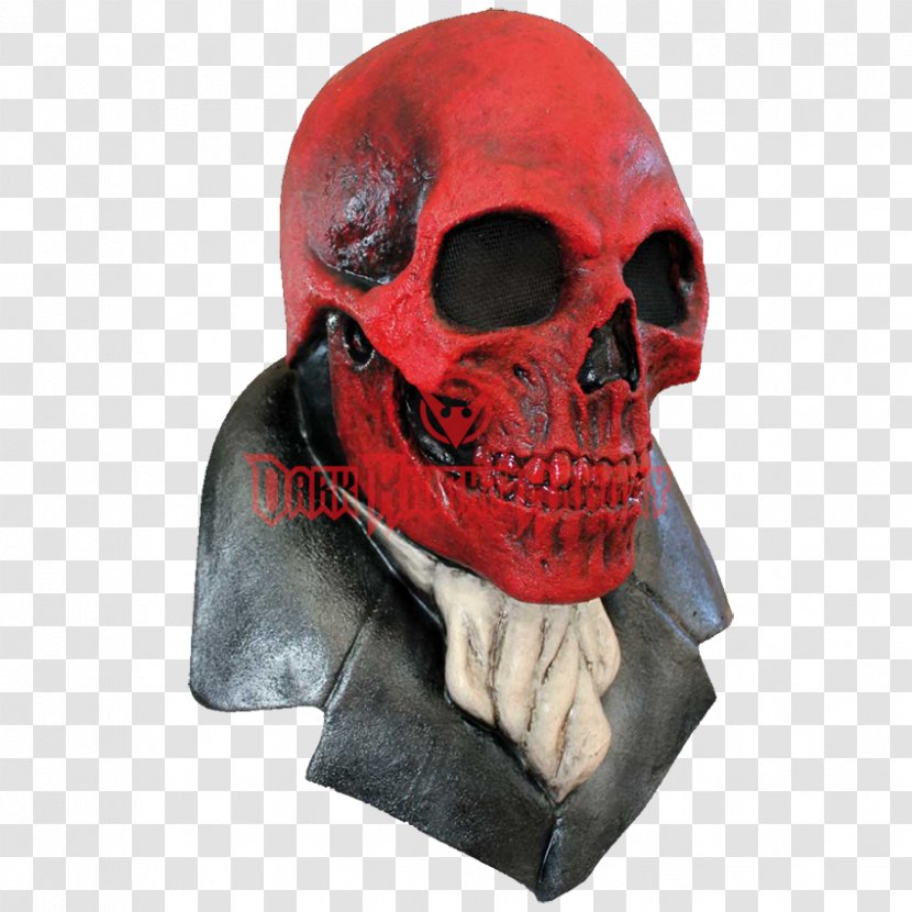 Red Skull Jason Voorhees Mask Halloween Transparent PNG