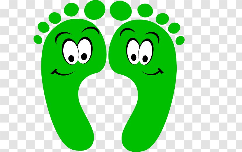 Footprint Cartoon Clip Art - Smile - Feet Transparent PNG