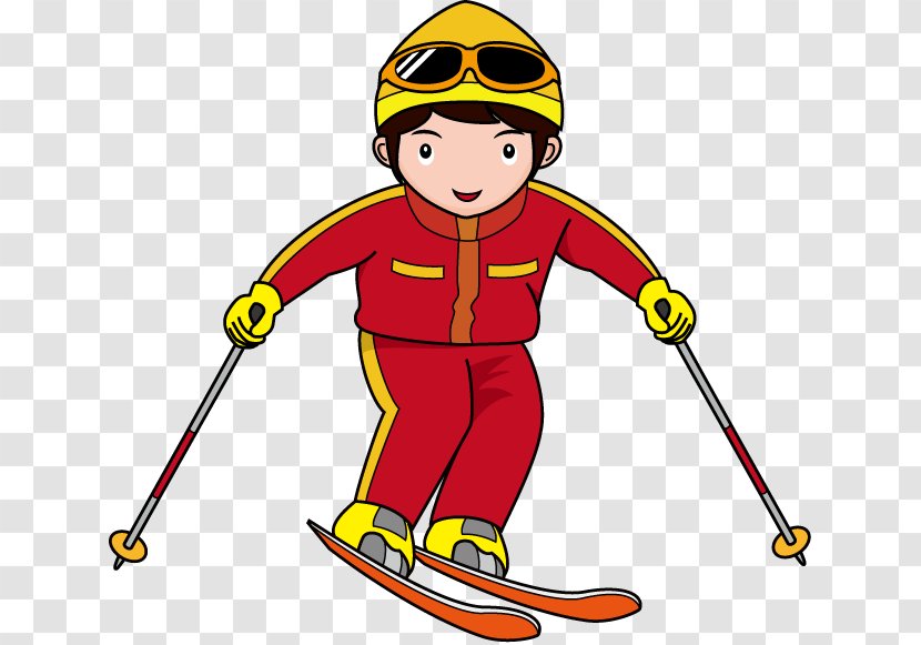 Ski Poles Skiing Sport Snowboarding Clip Art - Winter Transparent PNG