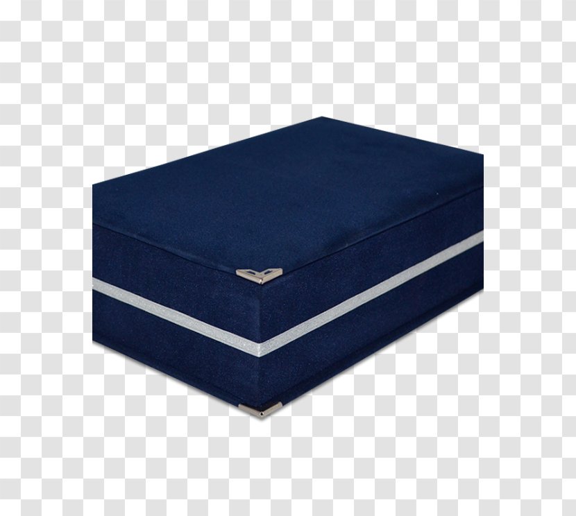 Mattress Bed Frame Box-spring Cobalt Blue Angle Transparent PNG