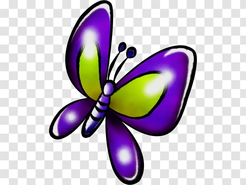 Purple Watercolor Flower - Wing - Iris Transparent PNG