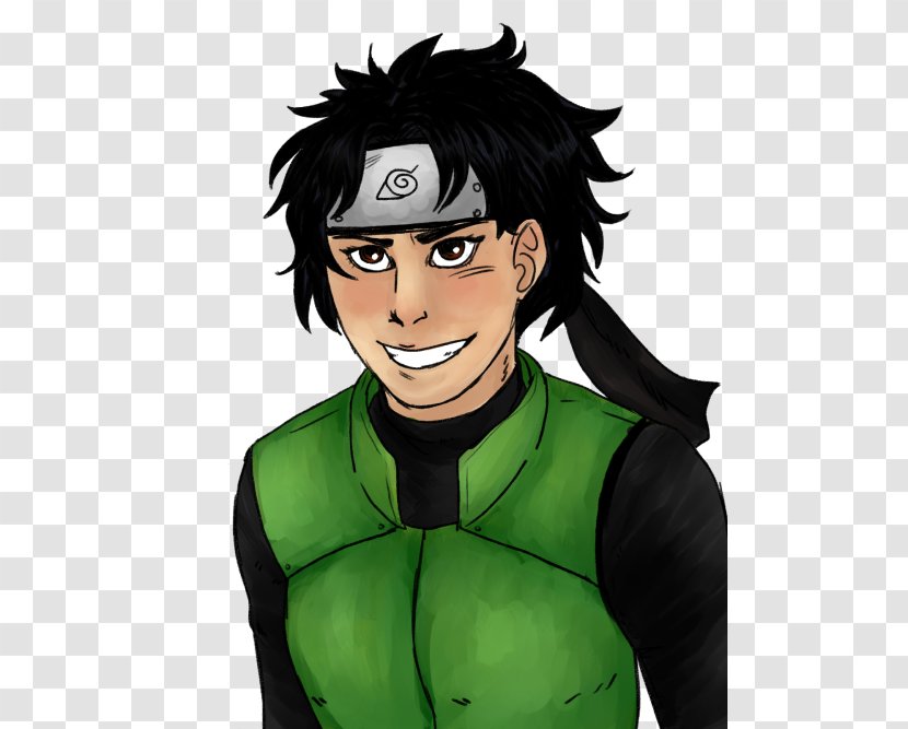 Fiction Homo Sapiens Black Hair Cartoon - Watercolor - Asuma Sarutobi Transparent PNG