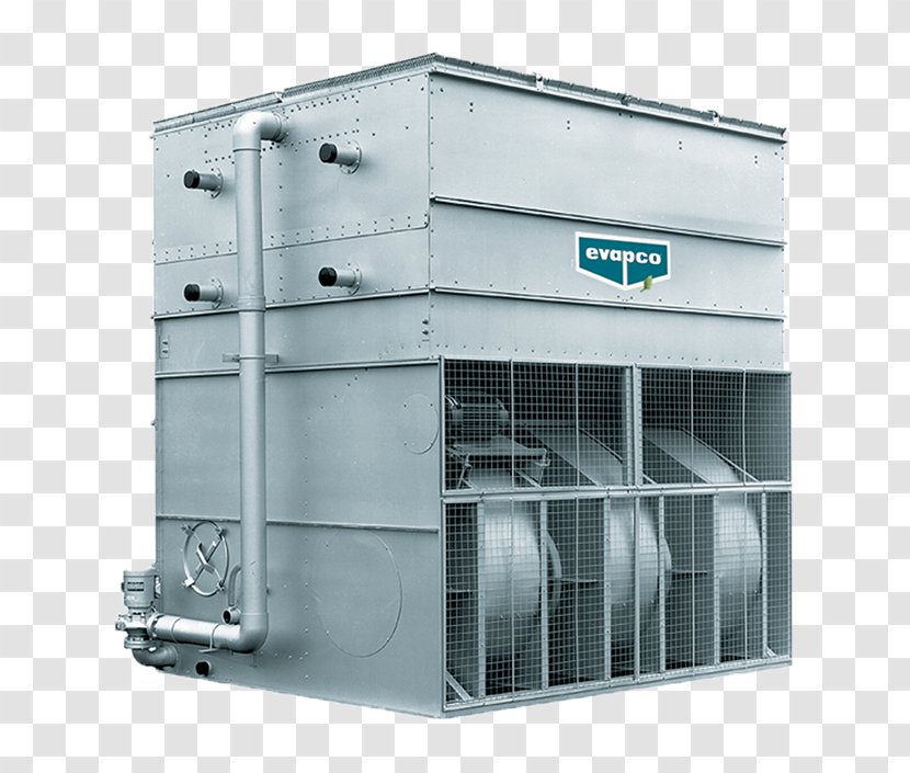 Evaporative Cooler Condenser Cooling Tower Evapco, Inc. Refrigeration - Machine Transparent PNG