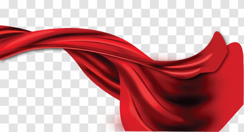 Red Ribbon - Lazo - Strip Transparent PNG