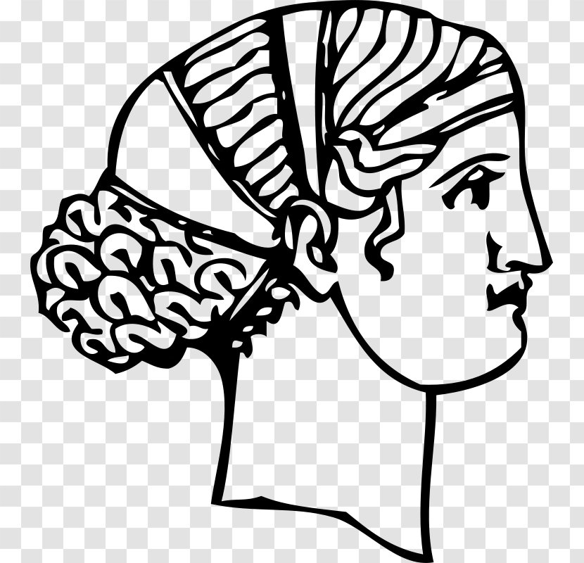 Ancient Greece Hairstyle Clip Art - Frame Transparent PNG