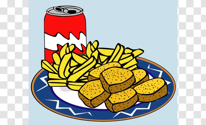 Fizzy Drinks French Fries Chicken Nugget Fingers Fried - Frying - Samples Cliparts Transparent PNG