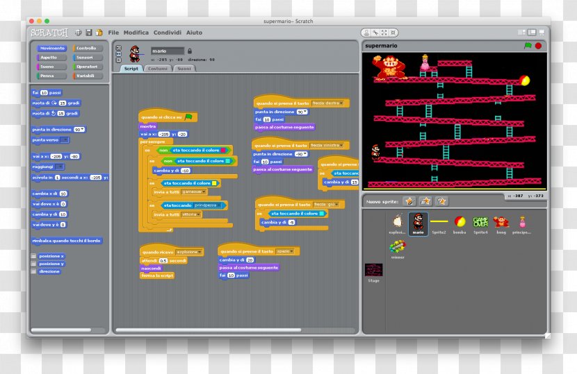 Computer Programming Scratch Object-oriented Donkey Kong - Algorithm Transparent PNG