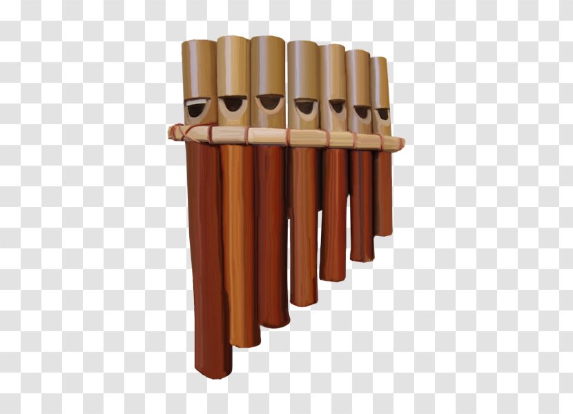 Pan Flute Musical Instruments Pipe - Heart Transparent PNG