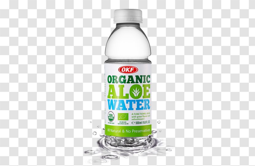 Water Bottles Fizzy Drinks Organic Food Liquid - National Program - Aloe Vera Transparent PNG
