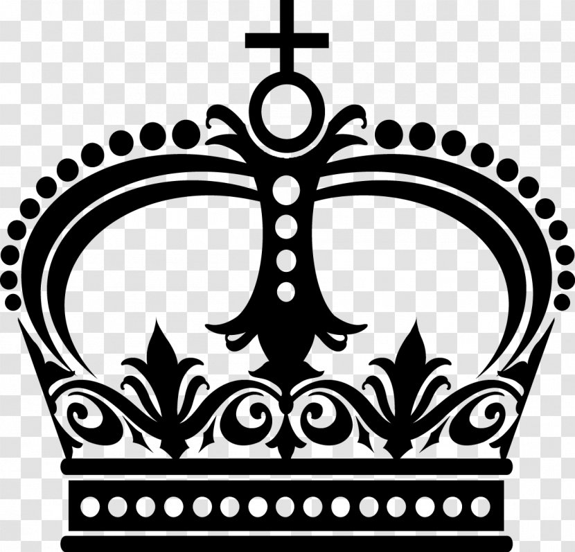 Imperial Crown - Symbol - Monochrome Photography Transparent PNG