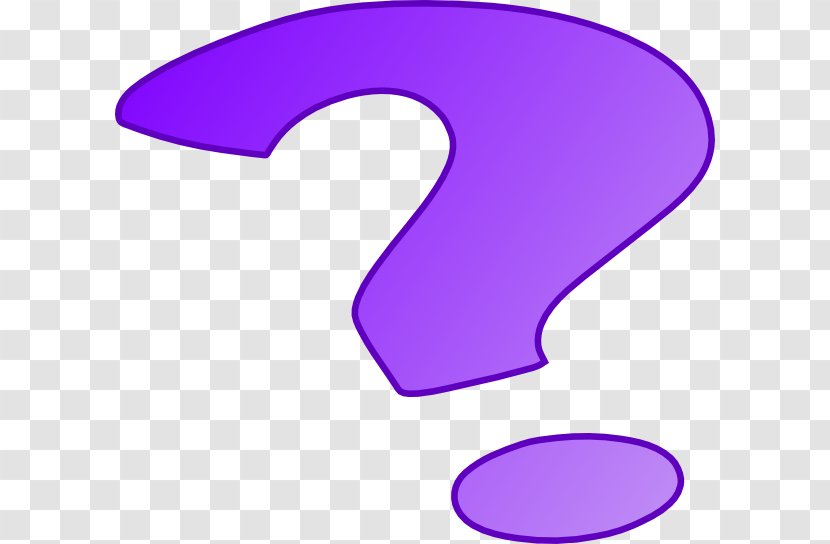 Question Mark Clip Art - Violet - Clipart Transparent PNG