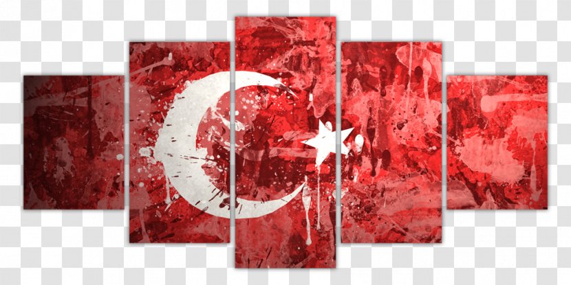 Paper Flag Of Turkey Istanbul Wallpaper - Painting Transparent PNG