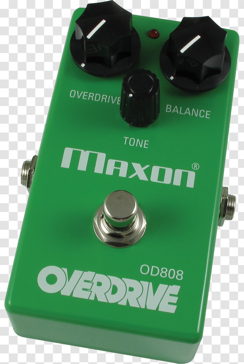Guitar Amplifier Effects Processors & Pedals Maxon OD808 Overdrive Transparent PNG